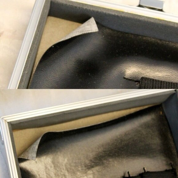 Deluxe BBQ Tool 5 pc Set Stainless Steel Metal Storage Diamond-Plate Store Carry - Picture 7 of 7